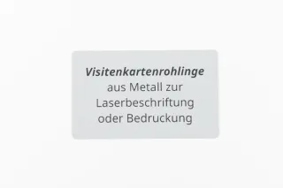 Visitenkarten AluLaser 0,5