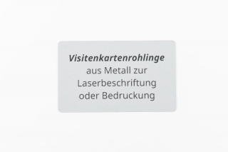 Visitenkarten AluLaser 1,5